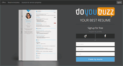 Desktop Screenshot of doyoubuzz.com
