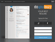 Tablet Screenshot of doyoubuzz.com